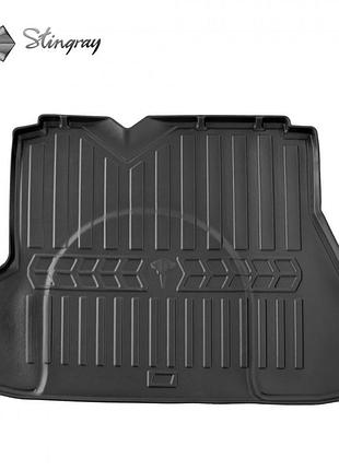 Резиновый 3d коврик в багажник на kia cerato 2004-2008 (sedan) stingray