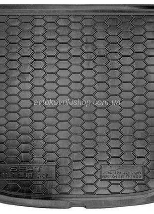 Резиновый коврик багажника seat altea xl 2006- (верхняя полка) avto-gumm