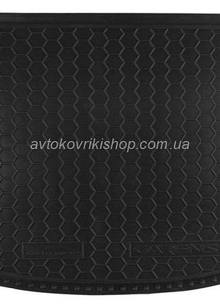 Резиновый коврик багажника kia carens 2006- (5 мест) avto-gumm