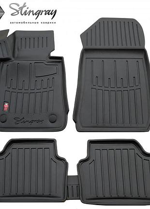 Резиновые 3d коврики в салон на bmw 3 (e90) 2004-2013 stingray
