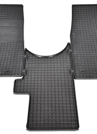 Резиновые коврики volkswagen transporter t5 2003-2015 / t6 2015- 1+1 зрти харьков