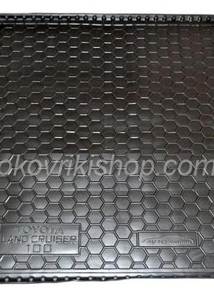 Резиновый коврик багажника toyota land cruiser 100 1998-2007 avto-gumm