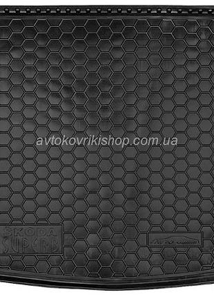 Резиновый коврик багажника skoda superb 2001-2007 avto-gumm