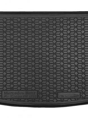 Резиновый коврик багажника mercedes-benz w177 a 2018- (хэтчбек) avto-gumm