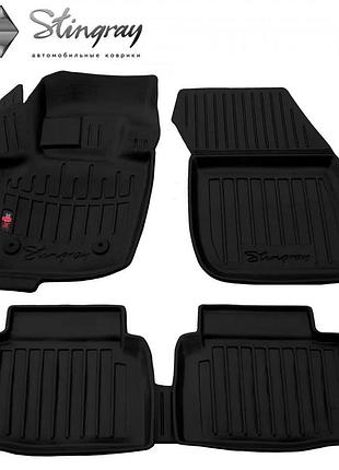 Резиновые 3d коврики в салон на ford fusion 2012-2016 (usa) stingray