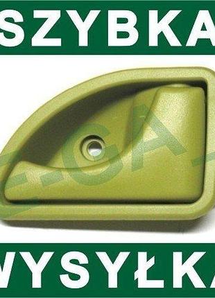 Renault kangoo 97-07 передня внутрішня ручка olive права