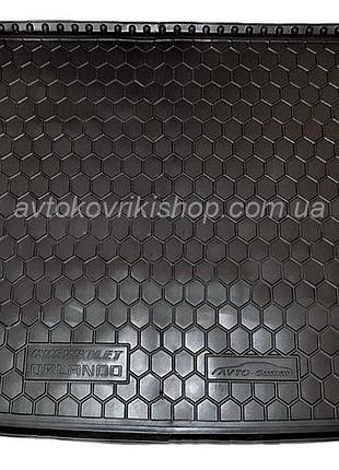 Резиновый коврик багажника chevrolet orlando 2011- (7 мест) avto-gumm