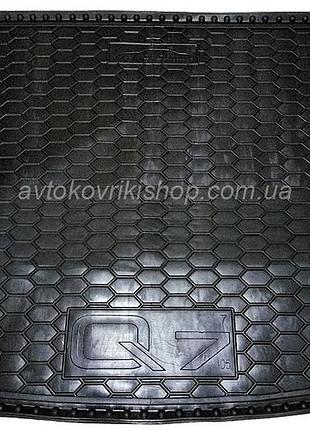 Резиновый коврик багажника audi q7 2005- avto-gumm