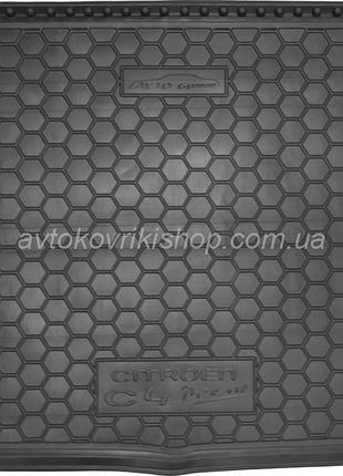 Резиновый коврик багажника citroen c4 picasso 2014- avto-gumm