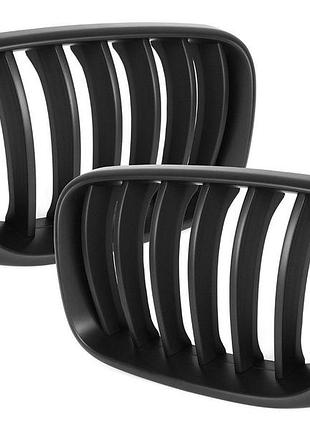 Решетка радиатора ноздри bmw x3 f25 x4 f26 black mat