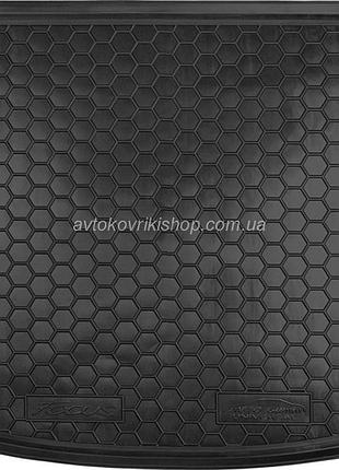 Резиновый коврик в багажник ford focus 2011- (универсал)(с докаткой) avto-gumm
