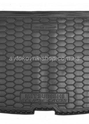 Резиновый коврик багажника mitsubishi eclipse cross 2017- avto-gumm