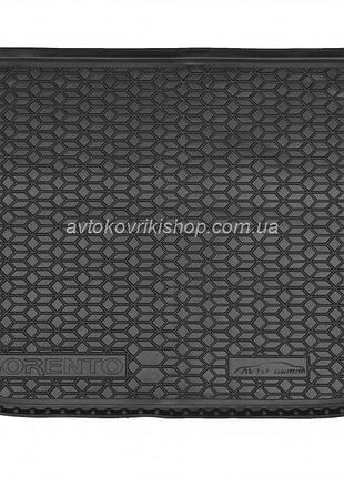 Резиновый коврик багажника kia sorento 2002-2009 avto-gumm