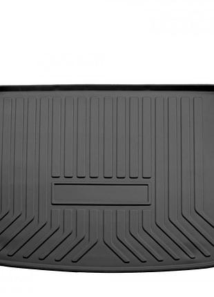 Резиновый 3d коврик в багажник на mg 4 ev 2022- (luxury) (верхній) stingray