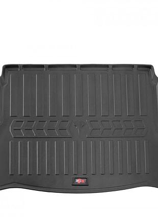 Резиновый 3d коврик в багажник на nissan rogue (t32) 2013-2020 stingray