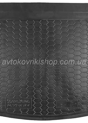 Коврик багажника ssangyong kyron 2005- (без органайзера) avto-gumm
