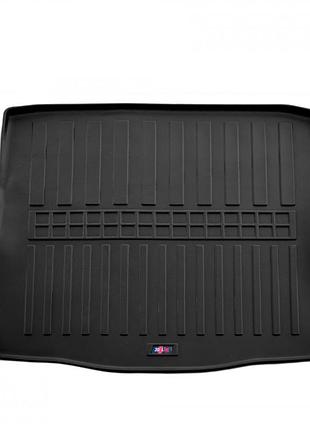 Резиновый 3d коврик в багажник на skoda octavia a5 2004-2013 (universal) (нижний) stingray