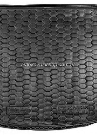 Резиновый коврик багажника volkswagen passat b5 1996- (универсал) avto-gumm