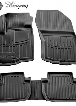 Резиновые 3d коврики в салон на peugeot 4008 2012-2016 stingray