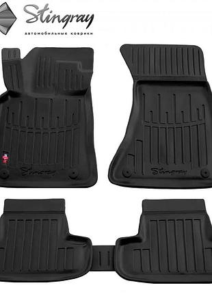 Резиновые 3d коврики в салон на audi q5 (8r) 2008-2016 stingray