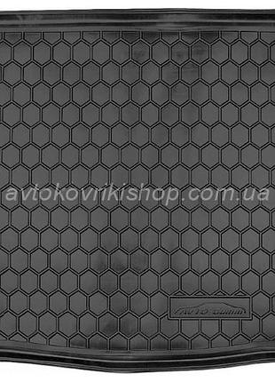 Резиновый коврик багажника chevrolet aveo 2005- (седан) avto-gumm