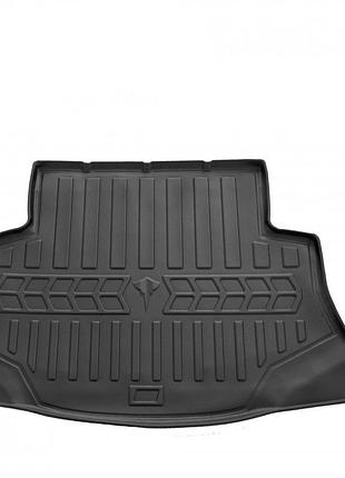 Резиновый 3d коврик в багажник на nissan leaf (ze0) 2010-2017 (без саба) stingray