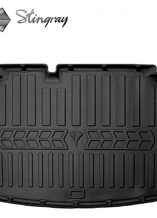 Гумовий 3d килимок у багажник на volkswagen golf 6 2008-2012 (hatchback) stingray