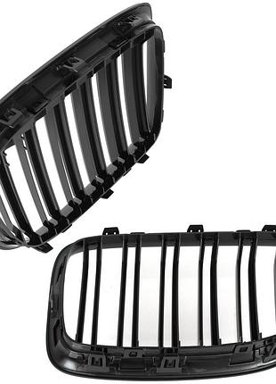 Решетка радиатора ноздри bmw x1 e84 09-15 black glossy double bar