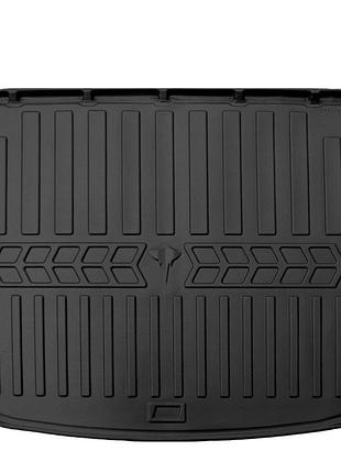 Резиновый 3d коврик в багажник на skoda enyaq iv 2021- stingray