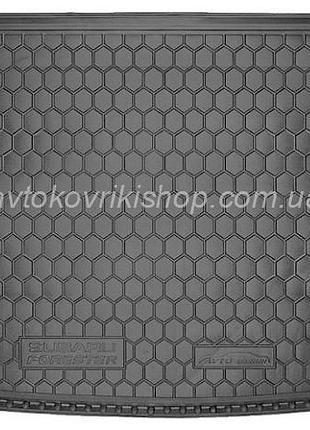 Резиновый коврик багажника subaru forester 2008- avto-gumm