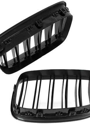 Решетка радиатора ноздри bmw 5 f07 gt 09-17 black glossy double bar
