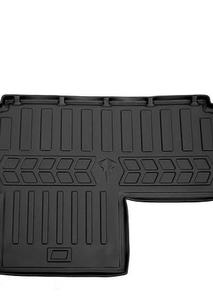 Резиновый 3d коврик в багажник на nissan x-trail (t33) 2021- (e-power) (5 мест) (нижний) stingray