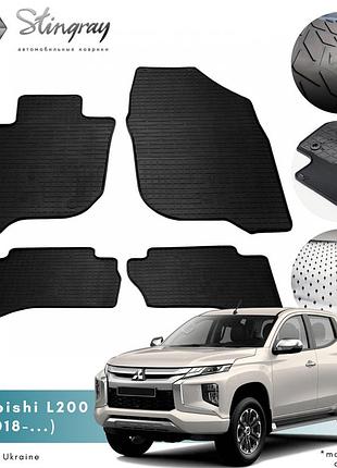 Килимки в салон mitsubishi l200 2015- комплект з 4 килимків стингрей