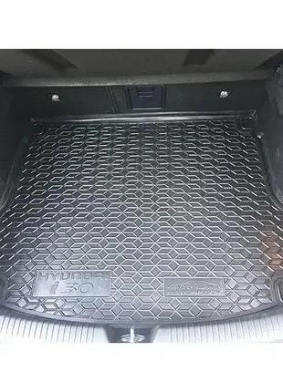 Коврик багажника hyundai i30 2019- хетчбэк avto-gumm