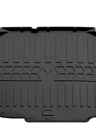 Резиновый 3d коврик в багажник на seat ibiza iv (6j) 2008-2017 (hatchback) stingray