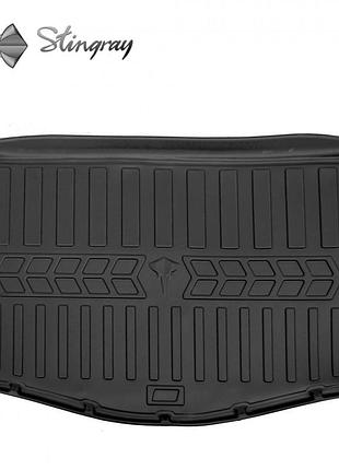 Резиновый 3d коврик в багажник на ford c-max 2010-2019 europe (5 мест) stingray