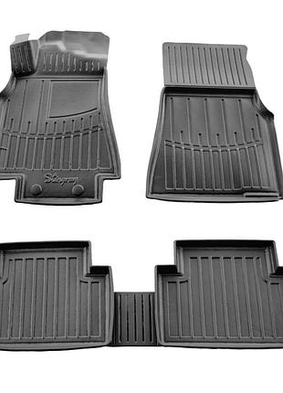 Резиновые 3d коврики в салон на mercedes-benz a-klasse (w169) 2004-2012 stingray