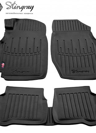 Гумові 3d килимки в салон на nissan almera classic 2006-2011 stingray
