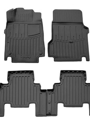 Резиновые 3d коврики в салон на mercedes-benz a-klasse (w168) 1997-2004 (короткая база) stingray