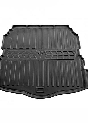 Резиновый 3d коврик в багажник на nissan rogue (t33) 2021- (5 мест) (нижний) stingray