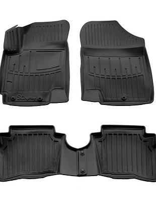 Гумові 3d килимки в салон на hyundai i20 (pb) 2008-2014 stingray
