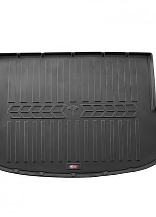 Резиновый 3d коврик в багажник на hyundai santa fe (tm) 2020- (5 мест) stingray