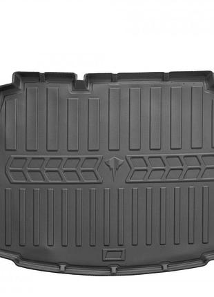 Резиновый 3d коврик в багажник на suzuki sx4 2013-2021 (нижний) stingray
