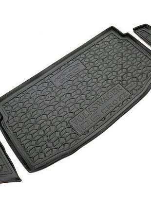 Килимок багажника volkswagen id6 crozz pro 2021- (нижня полка) avto-gumm