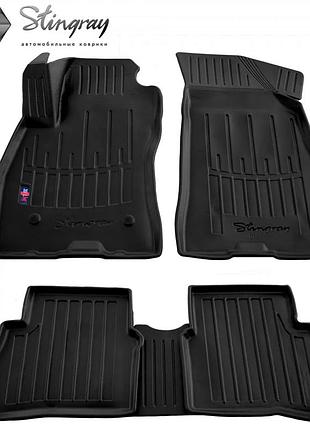Резиновые 3d коврики в салон на opel combo d 2011-2018 stingray