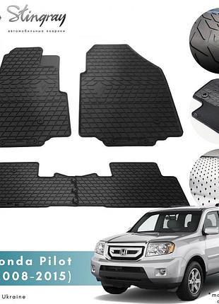 Килимки в салон honda pilot 2008-2016 комплект з 4 килимків стингрей