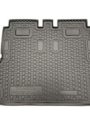 Коврик багажника toyota previa 2000-2006 (6-7 мест) avto-gumm