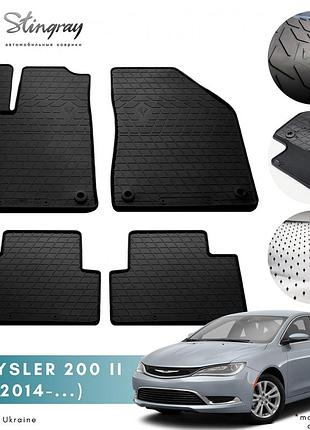 Коврики в салон chrysler 200 ii 2014- комплект из 4-х ковриков стингрей
