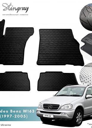 Коврики в салон mercedes-benz w163 ml 1997-2005 комплект из 4-х ковриков стингрей