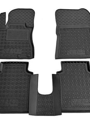Автокилимки в салон nissan versa 2013-2019 avto-gumm